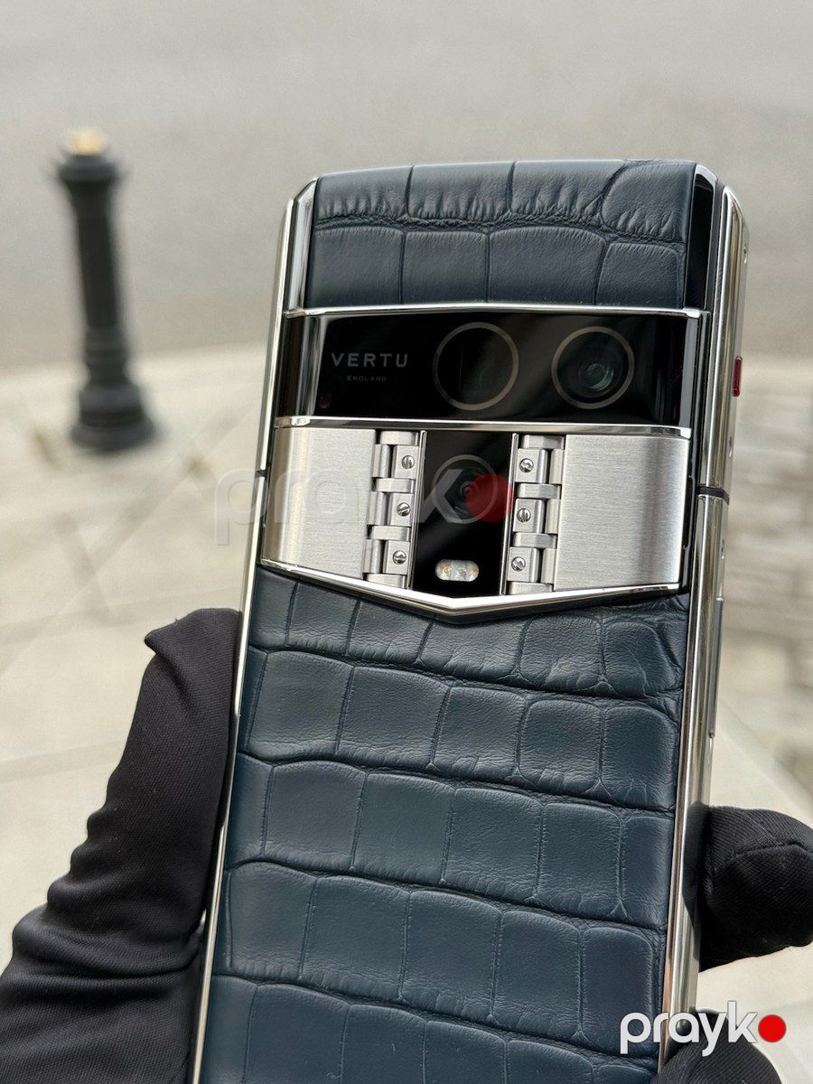 Exclusive Vertu Agent Q Blue Alligator 2025 — Smartfonlar, Bakı (11)