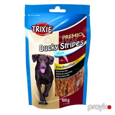 Məzələr itlər üçün Trixie Premio Ducky Stripes Ördək 100 q — Bakı