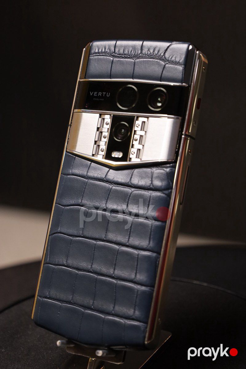 Exclusive Vertu Agent Q Blue Alligator 2025 — Smartfonlar, Bakı (2)