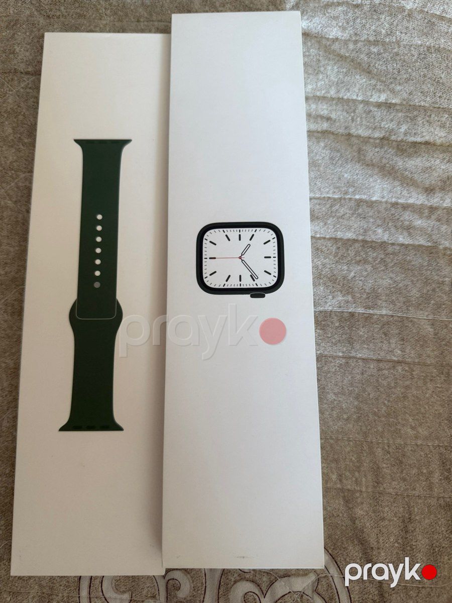 Apple Watch Series 7 Aluminum Green 45mm — Ağıllı saatlar və biləkliklər, Bakı (4)