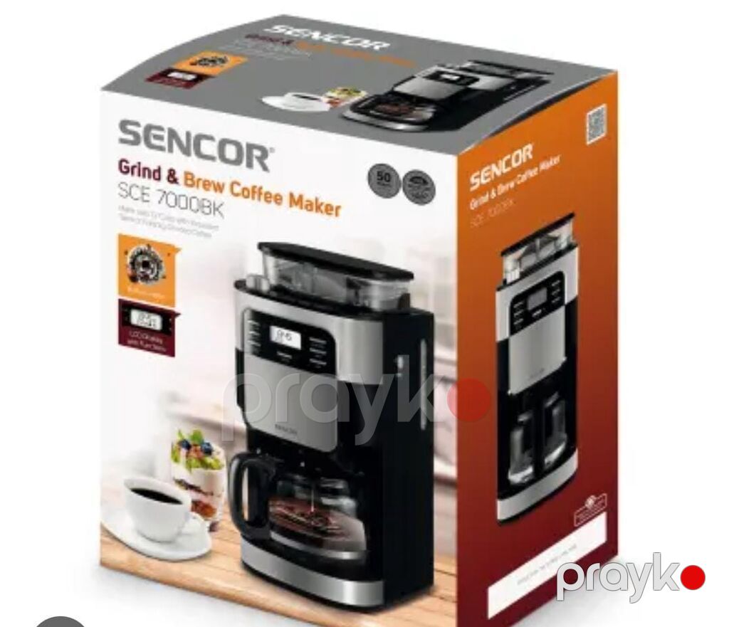 Sencor SCE 7000BK – Grind & Brew qəhvə dəmləyən 1 dəfə cəmi — Qahvə aparatları və maşınları, Digah (3)