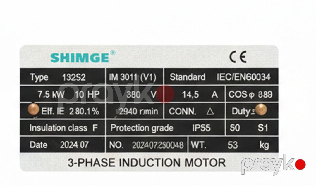 Sirkulyasiya Nasosu Shimge TB50-40/2 7.5kW DN50 380V — Mallar, Bakı (3)