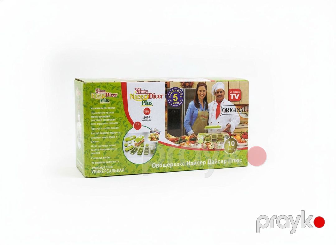 Tərəvəz doğrayıcı Nicer Dicer NT17, yaşıl — Mallar, Bakı (2)