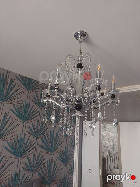 Çılçıraq, 5 lampa, Xrustal — Bakı