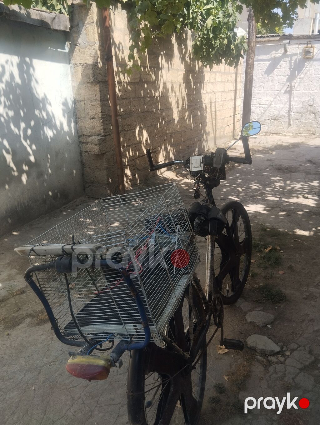 Yük daşımaq üçün modifikasiya olunmuş elektrik velosipedi — Elektrik velosipedləri, Bakı (3)