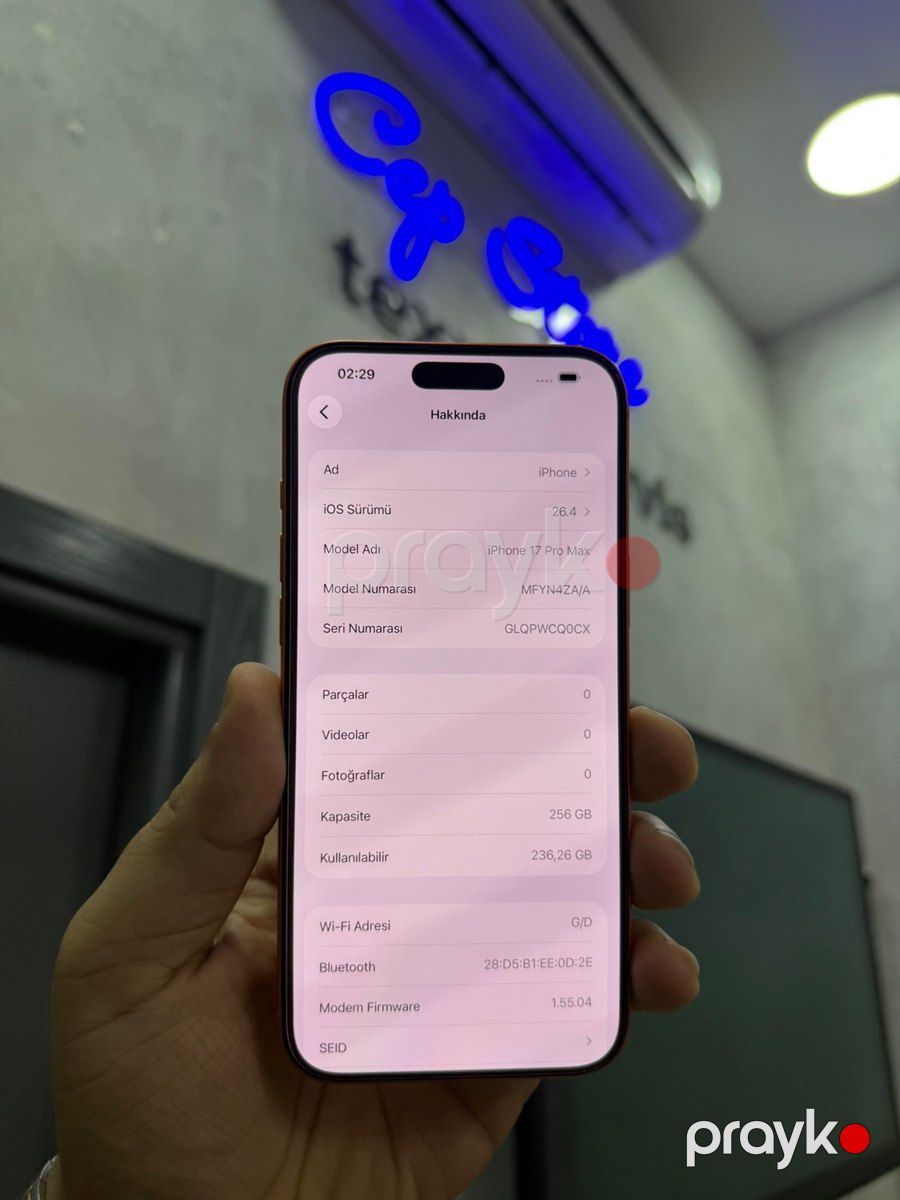Apple iPhone 17 Pro Max Cosmic Orange 256GB/12GB — Smartfonlar, Bakı (3)