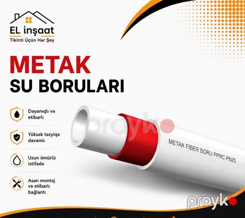 Metak kompozit boru — Bakı