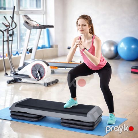 Step-platforma, boz/qara, 110x41x20 sm — Bakı
