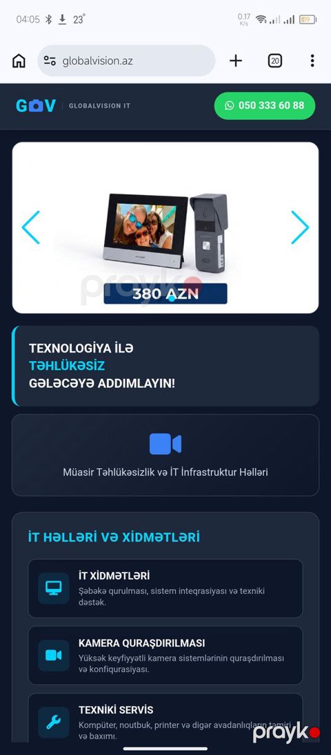 Sayt hazırlanması — Bakı