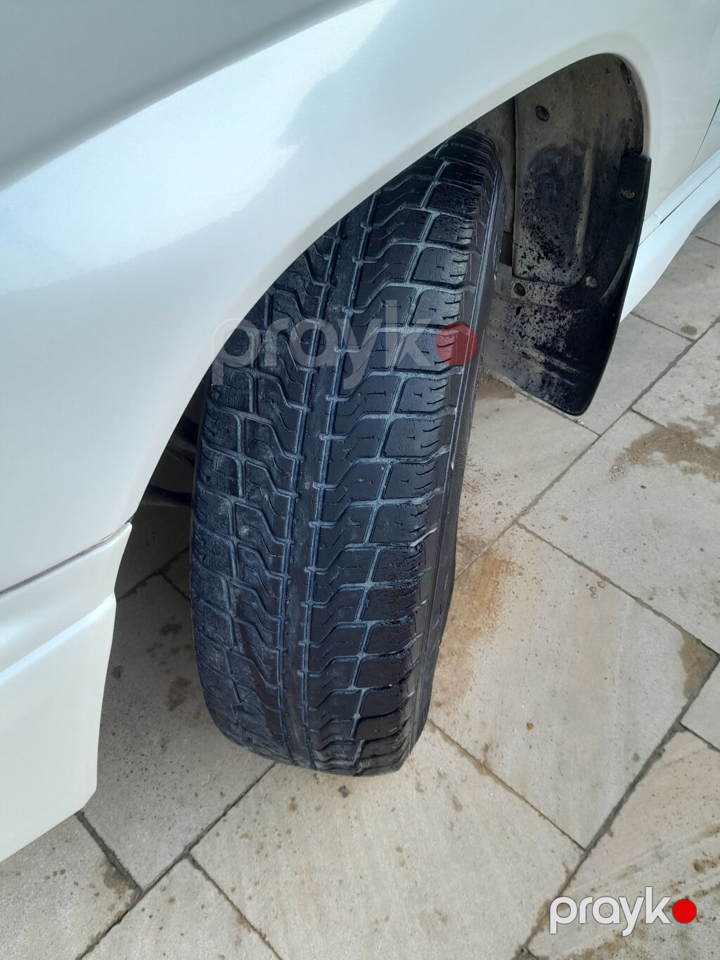 Mitsubishi Pajero IO (5 qapı), ağ rəng, avtomatik ötürücü. - Tam — Avtomobillər, Digah (5)