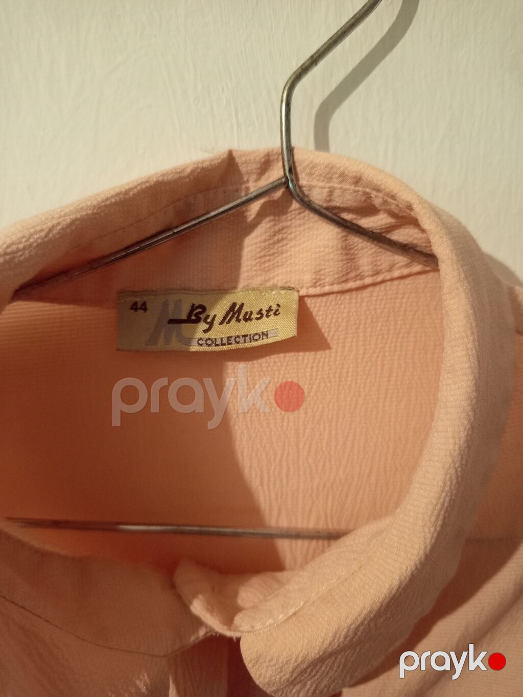 By Musti Collection qadın paltar/kimono-köynək - Rəng: açıq şaftalı — Gündəlik paltarlar, Digah (3)