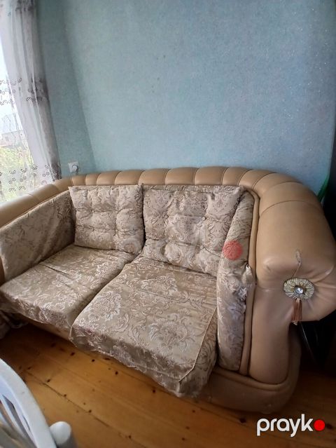 Künc divanı – klassik üslub - Forma: L‑şəkilli künc divan - Material — Gəncə