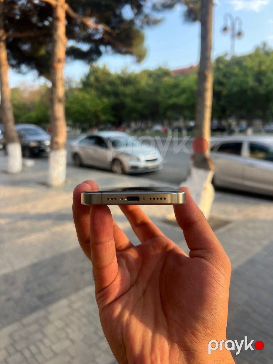 Apple iPhone 15 Pro Natural Titanium 256GB/8GB — Smartfonlar, Bakı (5)