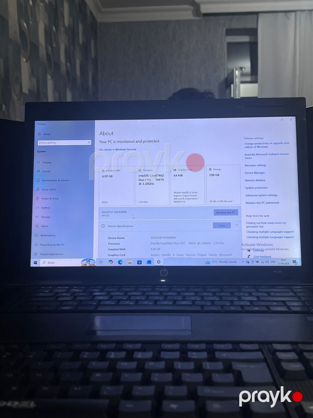 HP 620 noutbuk + USB klaviatura Problem: klavyatura işləmir Əlavə — HP, Bakı (2)
