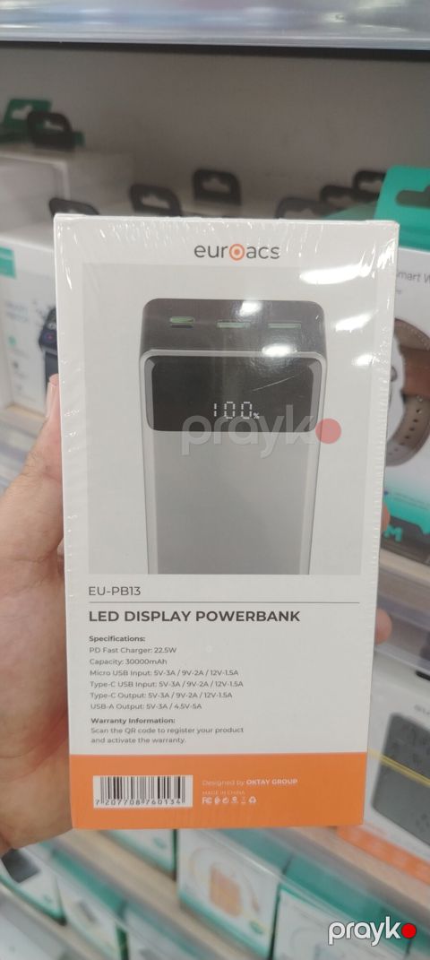 Euroacs və Joyroom powerbank modelləri 1) Euroacs EU-PB13 – LED — Bakı