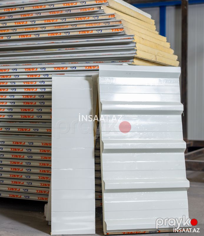 80 mm Pir sendviç panel – yüksək istilik izolyasiyası — Tikinti blokları, kərpic və panellər, Bakı (5)