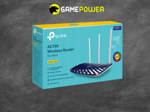 Router TP-Link Archer C20 AC750 — GamePower — Şəbəkə və server avadanlıqları