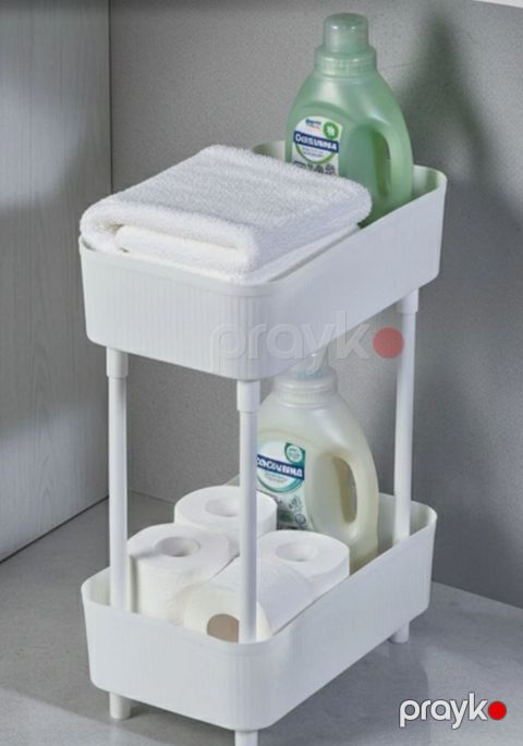 Hamam üçün orqanayzer, 2 mərtəbə, plastik, ağ — Bakı