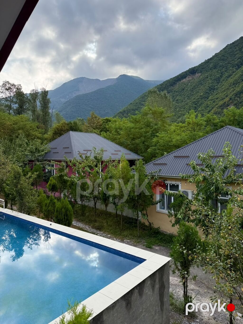 70 kv. m, 2 otaqlı, Hovuzlu — Ev, villa, Şəki (2)