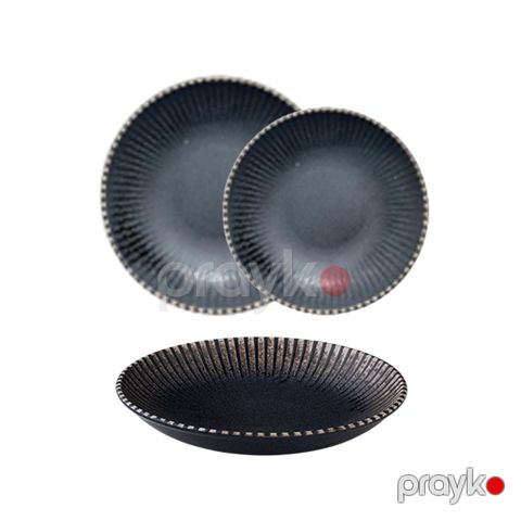 Dərin boşqab ID-Fine Reckless Valle, farfor, boz, 1140 ml, 25 sm — Bakı