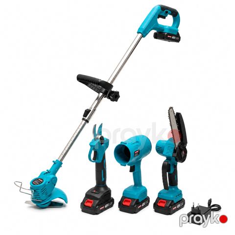 Akkumulyatorlu trimmer dəsti Карпат 4-ü 1-də, 48V — Bakı