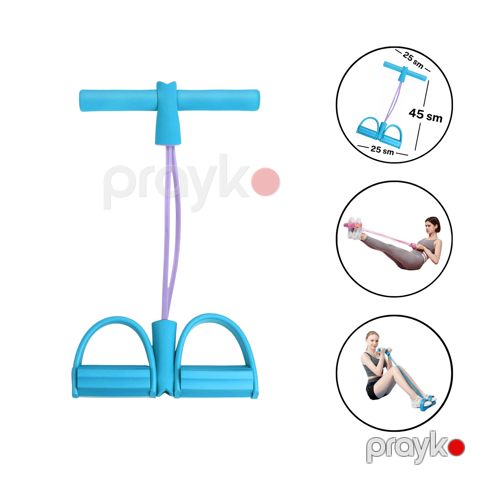 Çoxfunksiyalı trenajor Resistance band 1855 mavi — Bakı