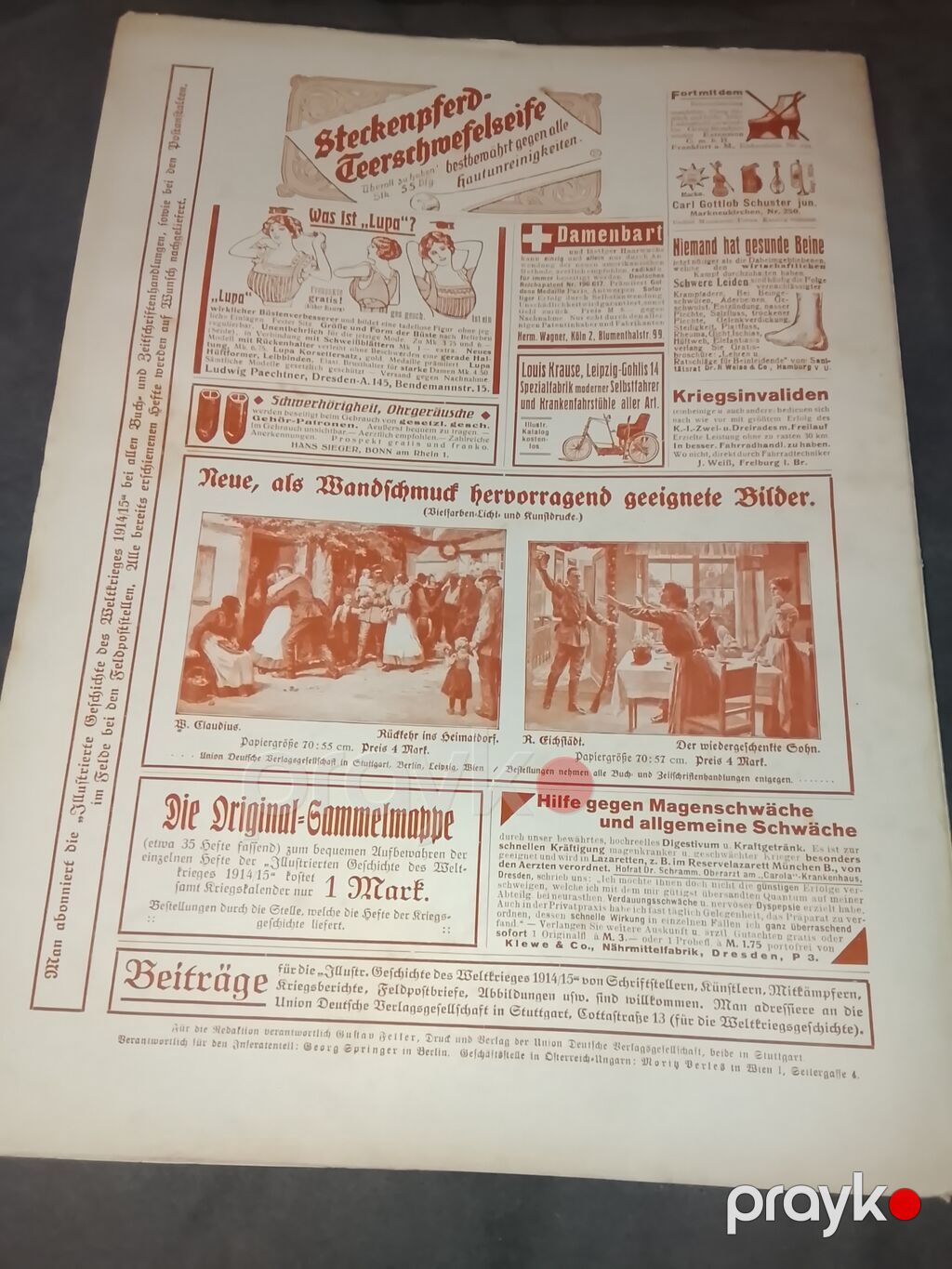 Çanaqqala və osmanlı cəbhəli 1915 orijinal jurnal Kolleksiyanıza — Jurnallar, Bakı (9)