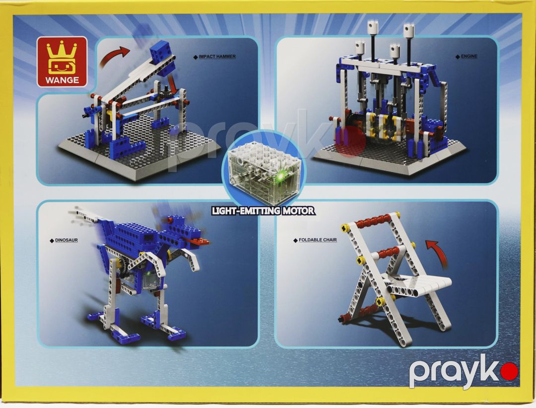 Konstruktor Wange Power Machinery 1404 4in1, 296 element, 6+ yaş — Mallar, Bakı (2)