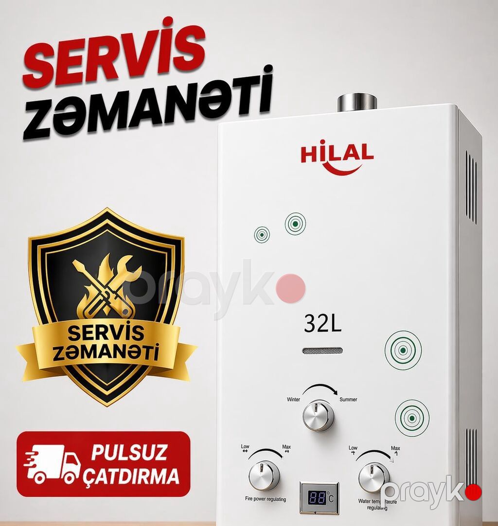 Pitiminutka Yeni, Kredit yoxdur, Pulsuz çatdırılma, Rayonlara çatdırılma — Su qızdırıcılar, Bakı (9)