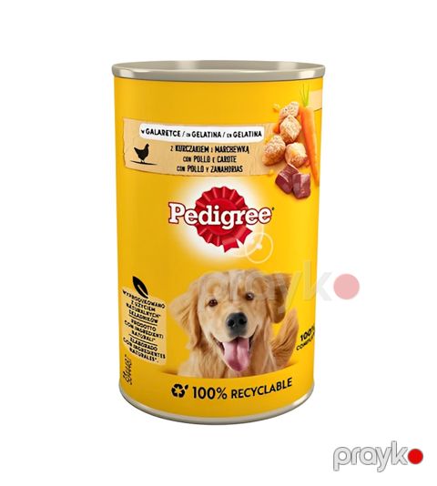 Konserv Pedigree, jeledə toyuq, 400 q — Bakı