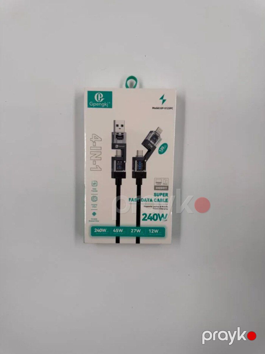 Kabel 4in1 GP-S123PC 240W/45W/27W/12W (1.2metr) — Smartfonlar, Bakı (2)