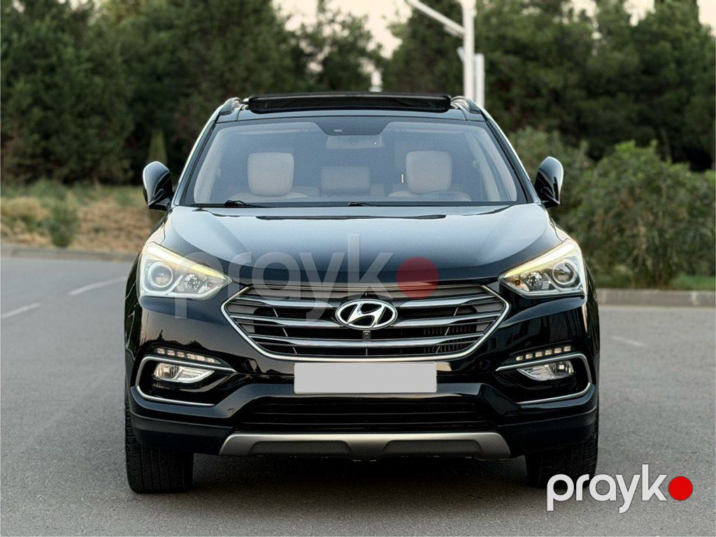 Hyundai Santa Fe, 2.0 L, 2017 il, 134 000 km — Avtomobillər, Gəncə (3)