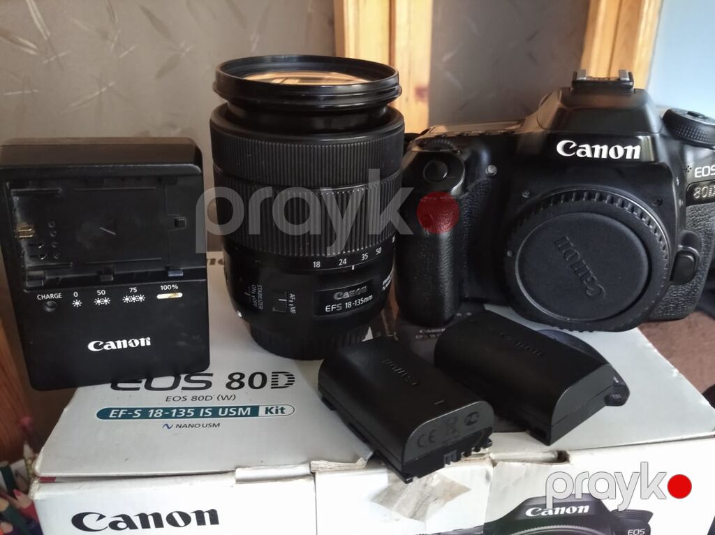 Canon EOS 80D fotoaparat dəsti - Korpus: Canon EOS 80D (Aps‑c, Dslr) — Fotoaparat, Gəncə (4)