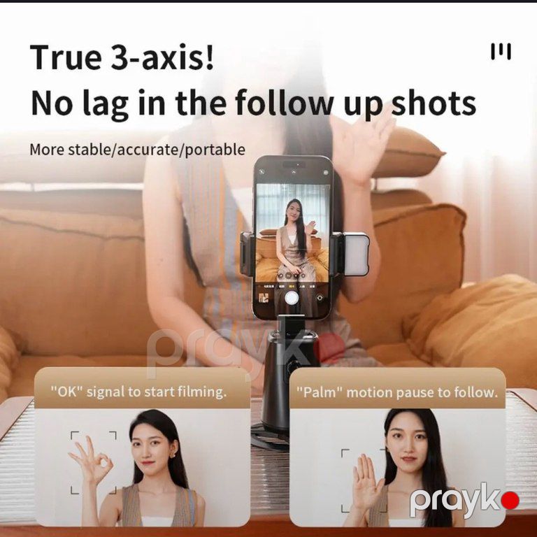 Auto Face Tracking A200 Stabilizer 360’ — Smartfonlar, Bakı (9)