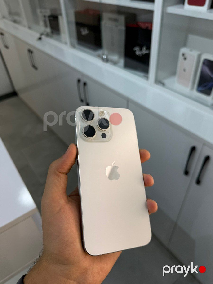 Apple iPhone 15 Pro Max White Titanium 256GB/8GB — Smartfonlar, Bakı (2)