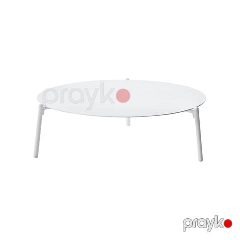 Bağ kofe masası Artie T240, metal konstruksiya, 100x100x28.5 sm, ağ — Bakı