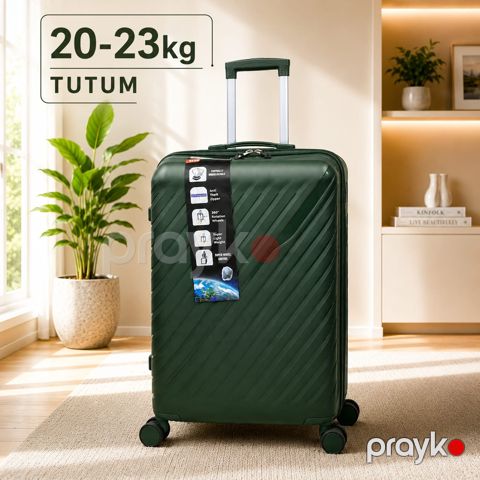 Çamadan 11807359, tünd yaşıl, plastik, ölçü XL — Bakı