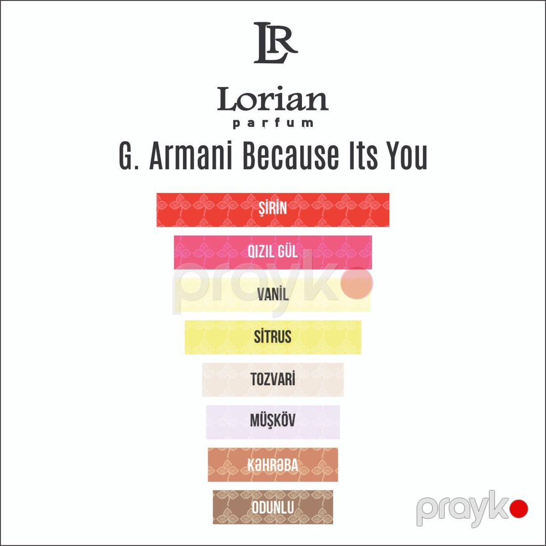 Because Its You qadınlar üçün ətir suyu 20 ml - Lorian-365-20 — Mallar, Bakı (2)