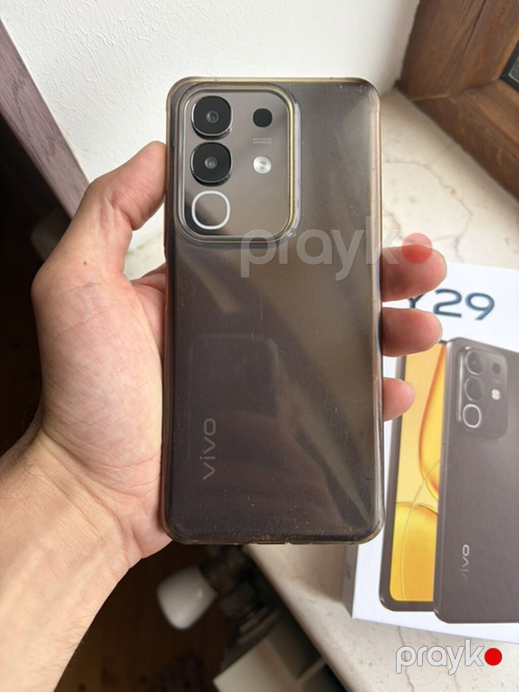 Vivo V29, 256 GB, rəng - Boz, Barmaq izi — Vivo, Novxanı (2)