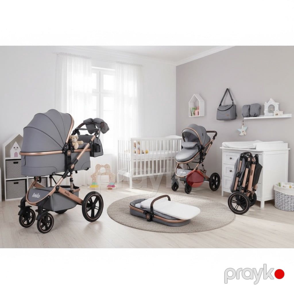 Uşaq arabası 69, boz - prm_kk102 — Mallar, Bakı (3)