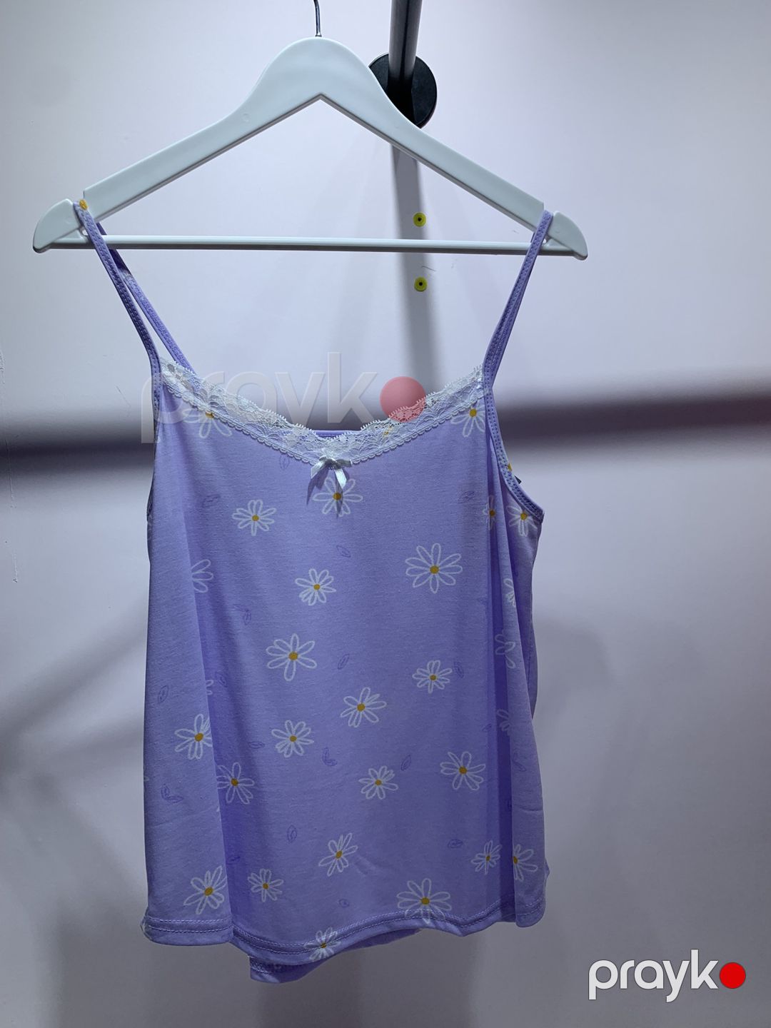 Şortlu pijama dəsti 12217, ölçü 2XL, bənövşəyi, poliester/viskoz — Mallar, Bakı (3)