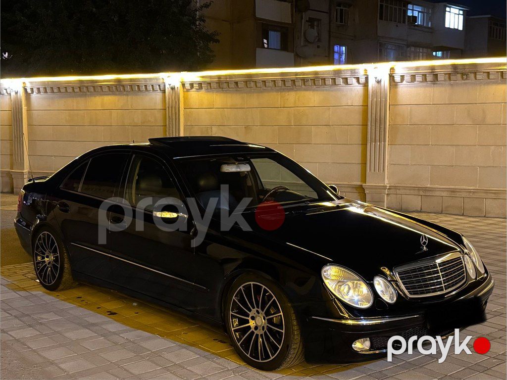 Mercedes E 320, 3.2 L, 2003 il, 348 000 km — Avtomobillər, Gəncə (3)