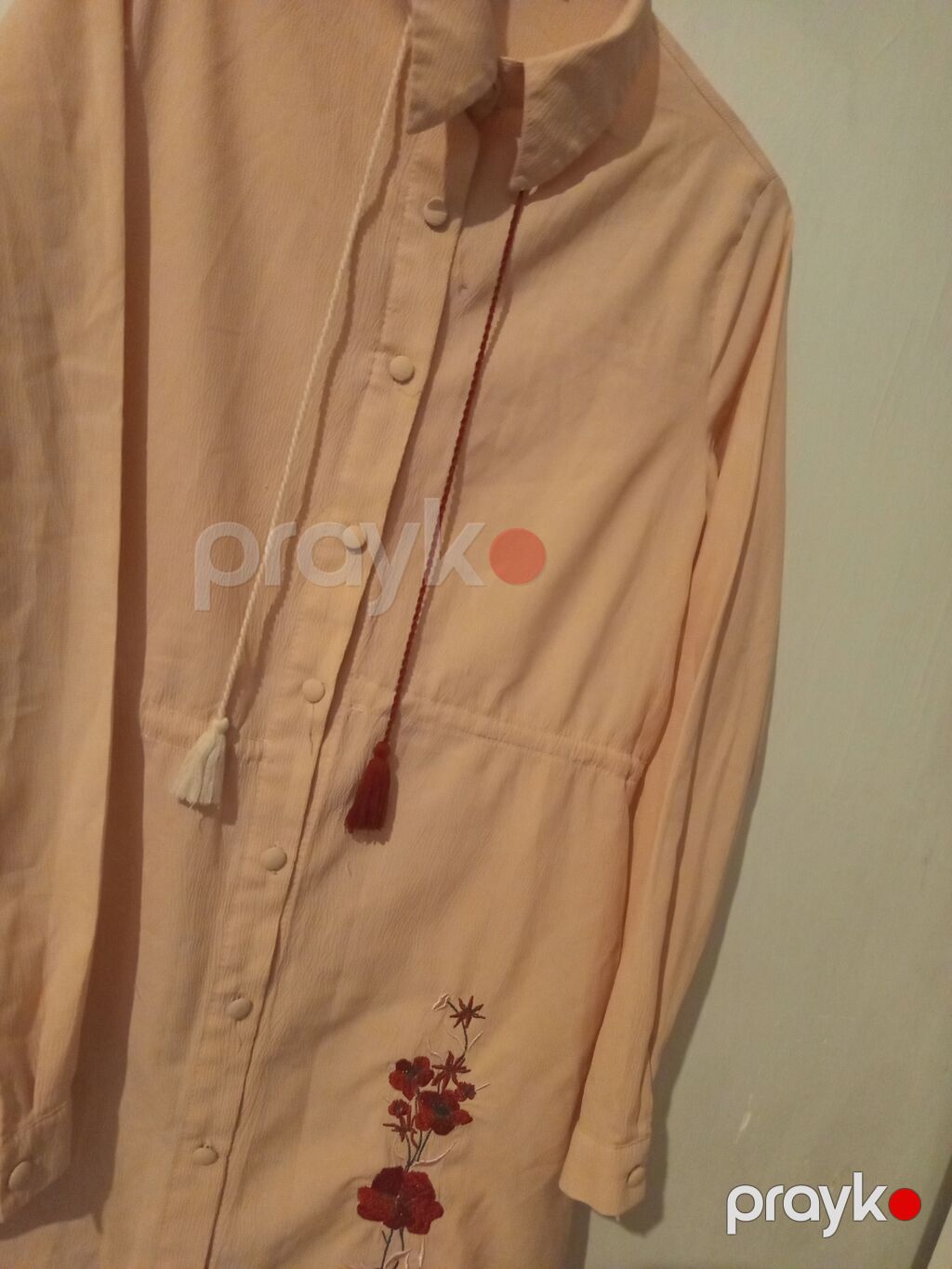 By Musti Collection qadın paltar/kimono-köynək - Rəng: açıq şaftalı — Gündəlik paltarlar, Digah (2)