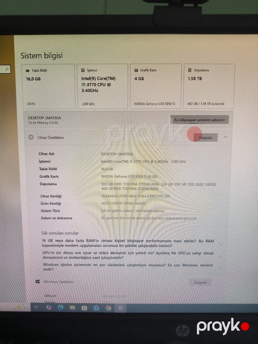 Sistem bloku — Masaüstü kompüterlər, Bakı (9)