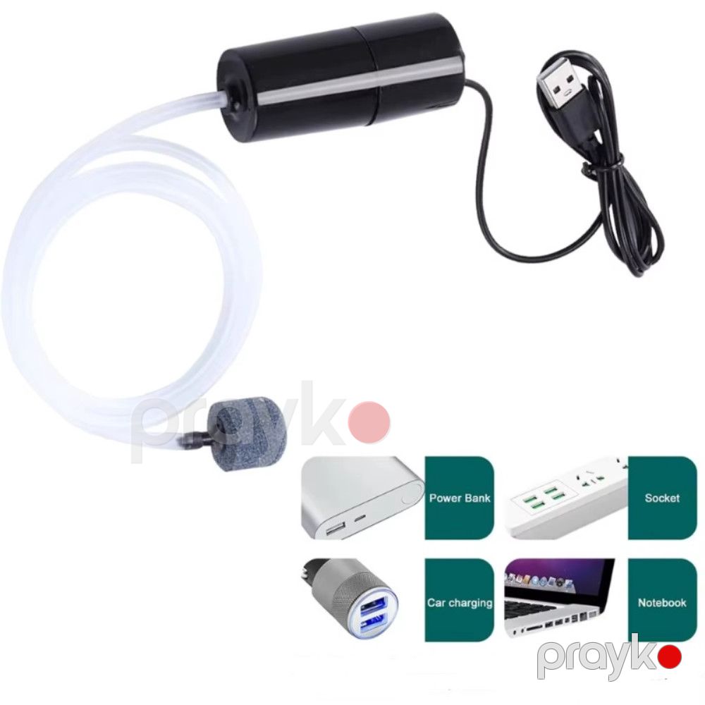 Akvarium üçün kompressor, USB ilə, 0–50 l, 5W — Mallar, Bakı (3)