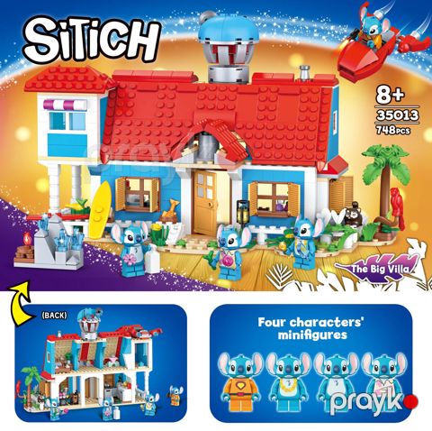 Конструктор Lilo and Stitch The Big Villa 35013, 748 element — Bakı