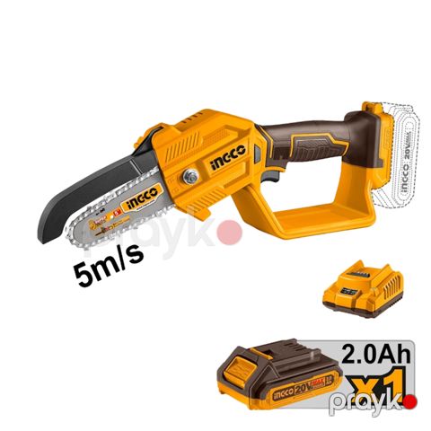 Bağban qayçısı Ingco Industrial CGSLI20581, 13 sm, narıncı — Bakı