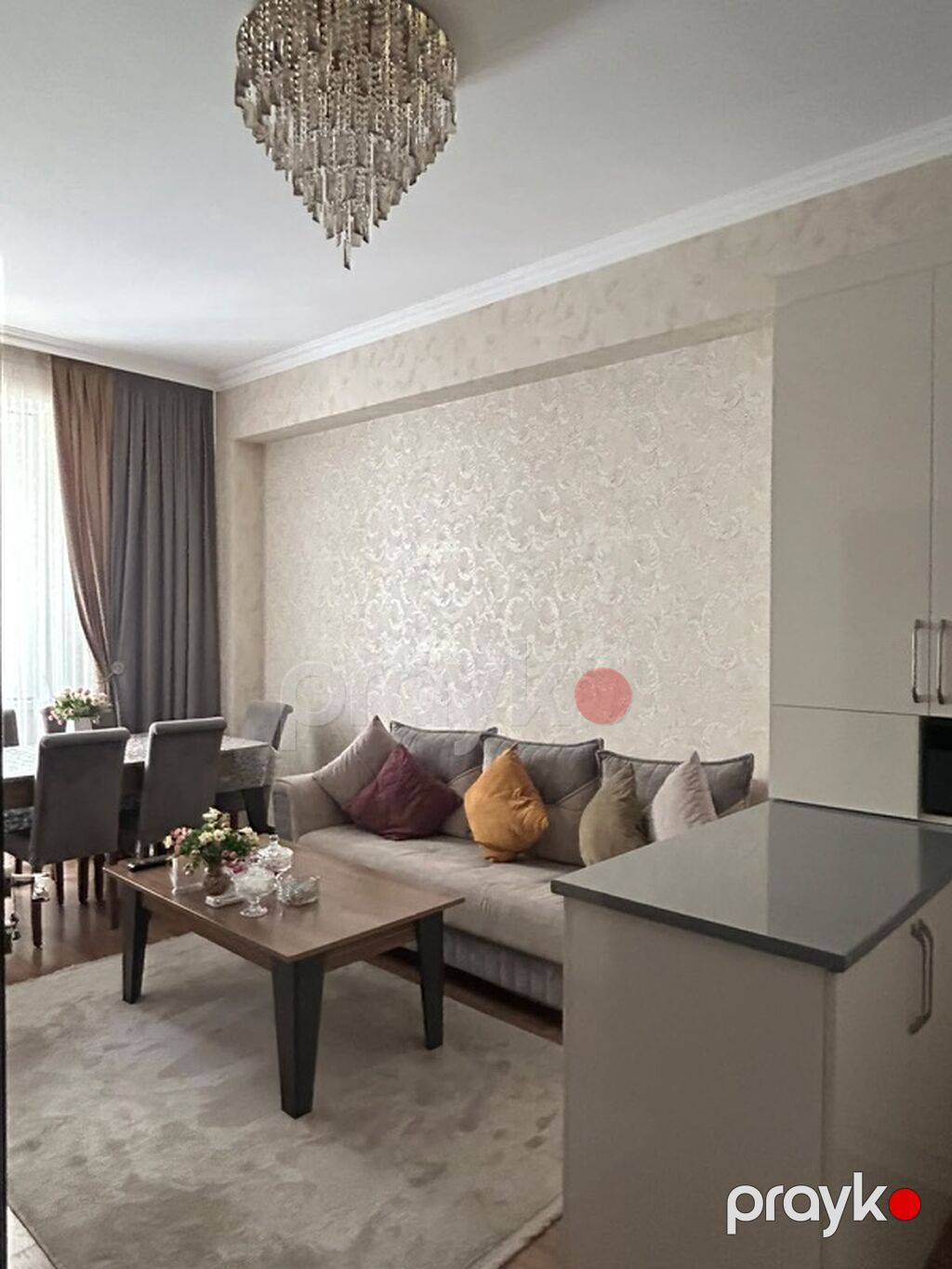 2 otaqlı mənzil – studiya tipli qonaq otağı və mətbəx Plan və — Mənzil, Sumqayıt (3)
