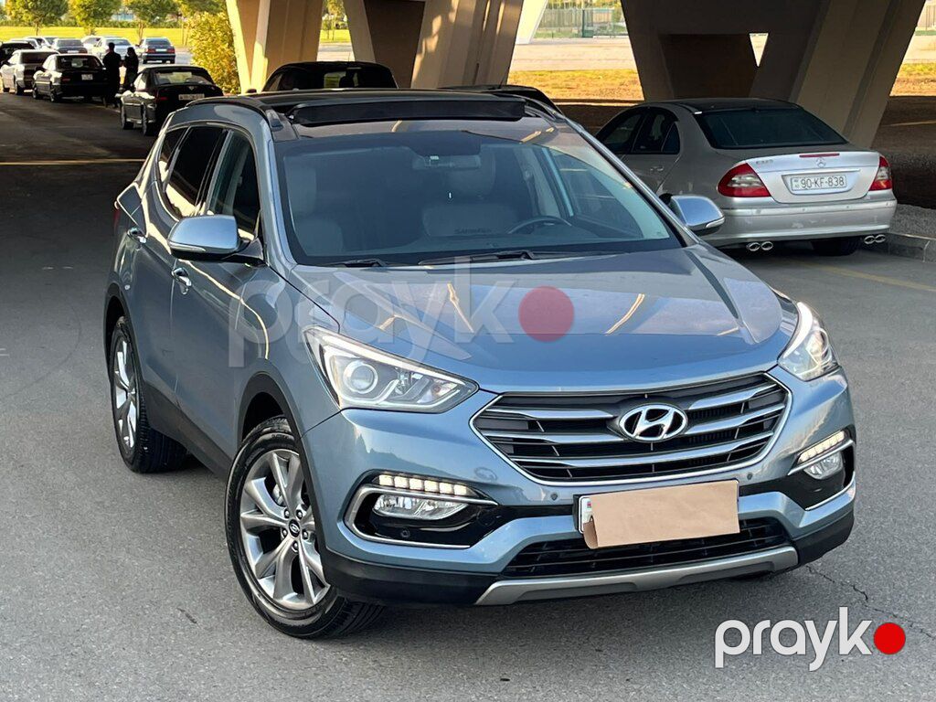 Hyundai Santa Fe, 2.0 L, 2015 il, 104 652 km — Avtomobillər, Bakı (9)