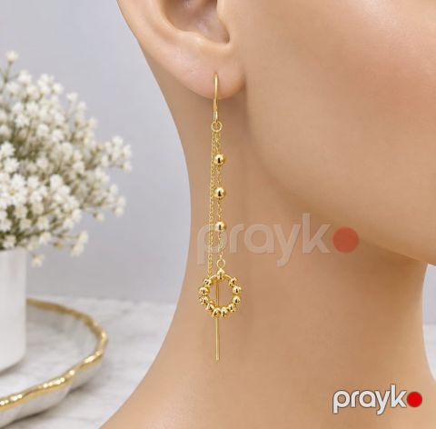 Sırğalar qadınlar üçün 63001963, paslanmayan polad — Bakı